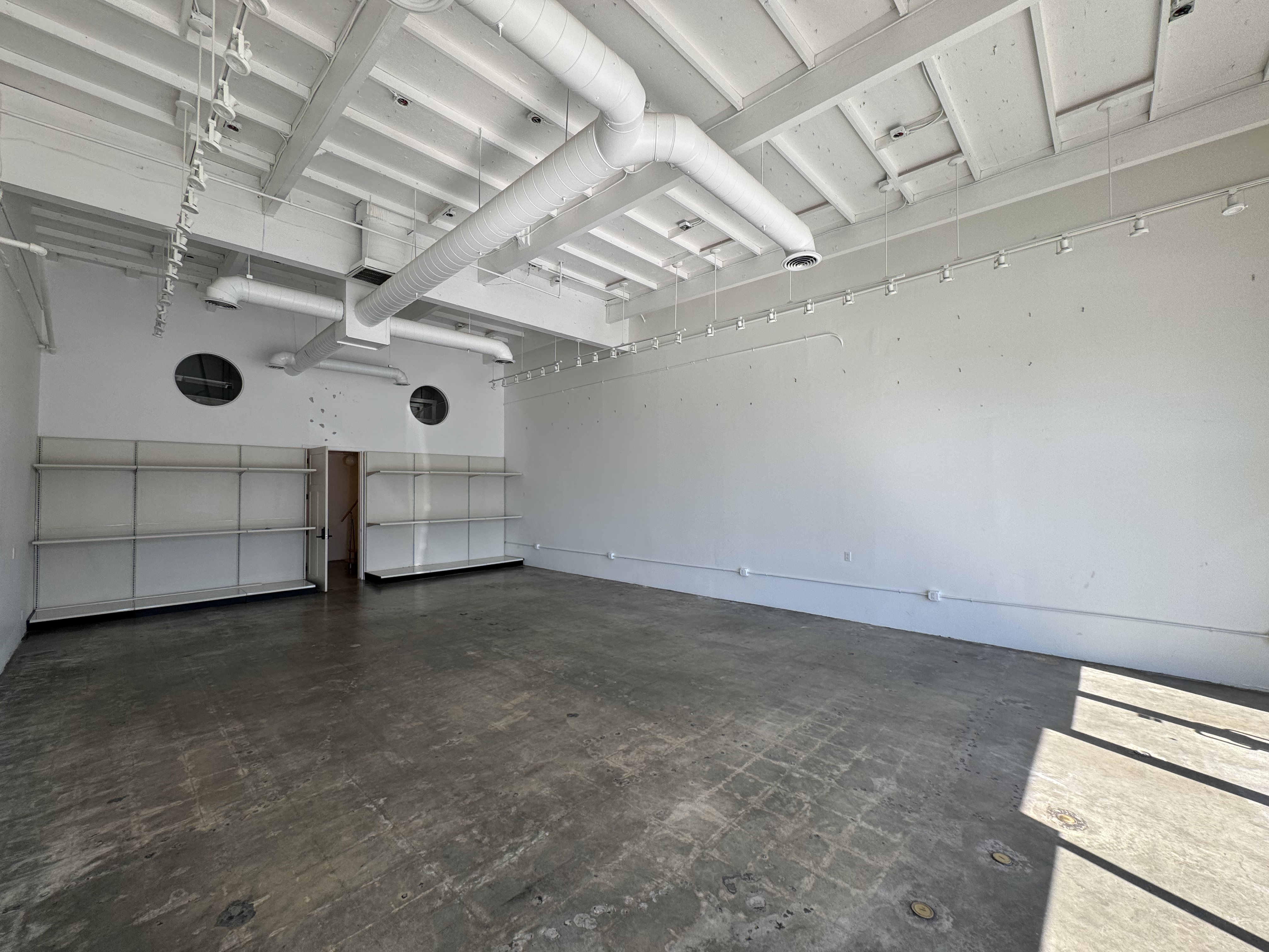 The Nashville Nails interior before buildout